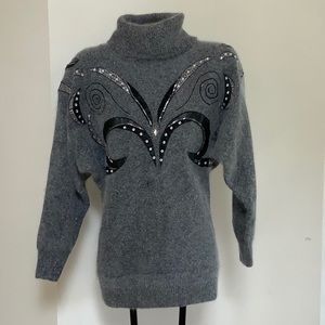 Like New Silk & Angora Rabbit Hair Etosha Sweater Size M